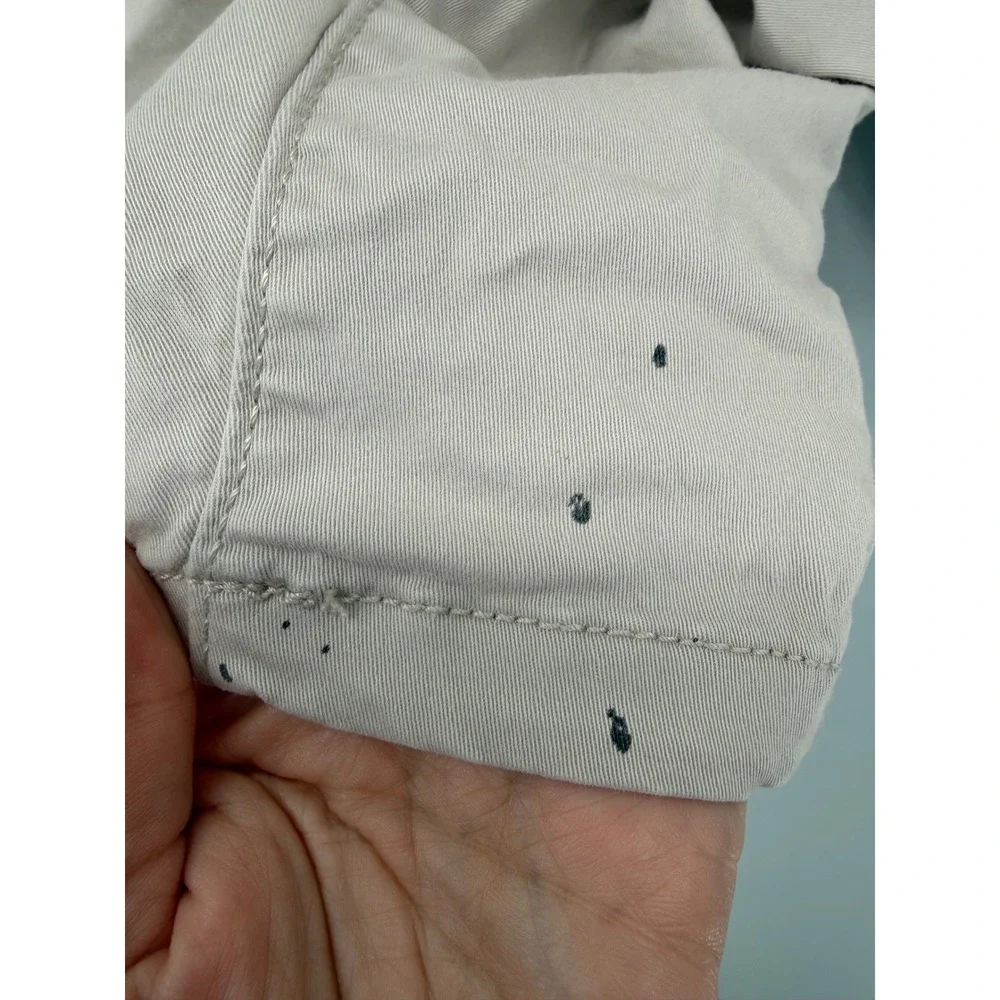 Hollister Mens Jogger Shorts Khaki Tan Elastic Waist Drawstring S‎